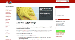 Desktop Screenshot of cleaning.tips.net