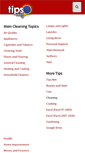 Mobile Screenshot of cleaning.tips.net