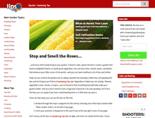 Tablet Screenshot of gardening.tips.net